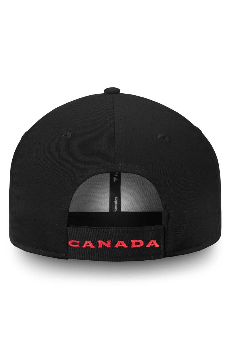 FANATICS Men's Fanatics Branded Black Hockey Canada Core Adjustable Hat, Alternate, color, Black
