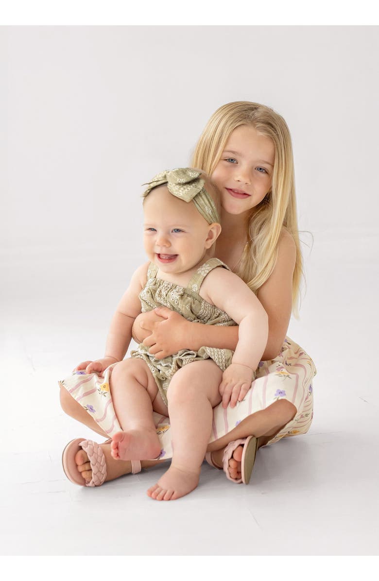 Mabel + Honey Espresso Sleeveless Romper, Alternate, color, Brown