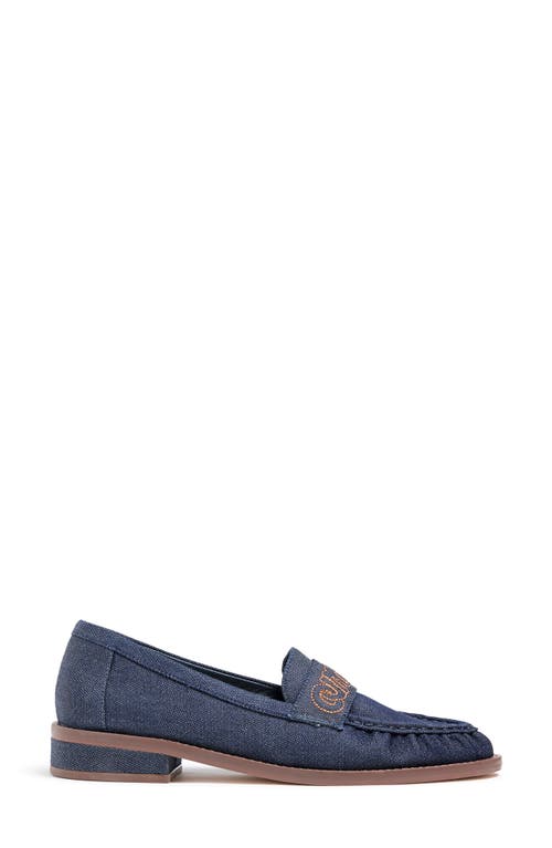 Cinq À Sept Gretta Amour Denim Loafer In Blue