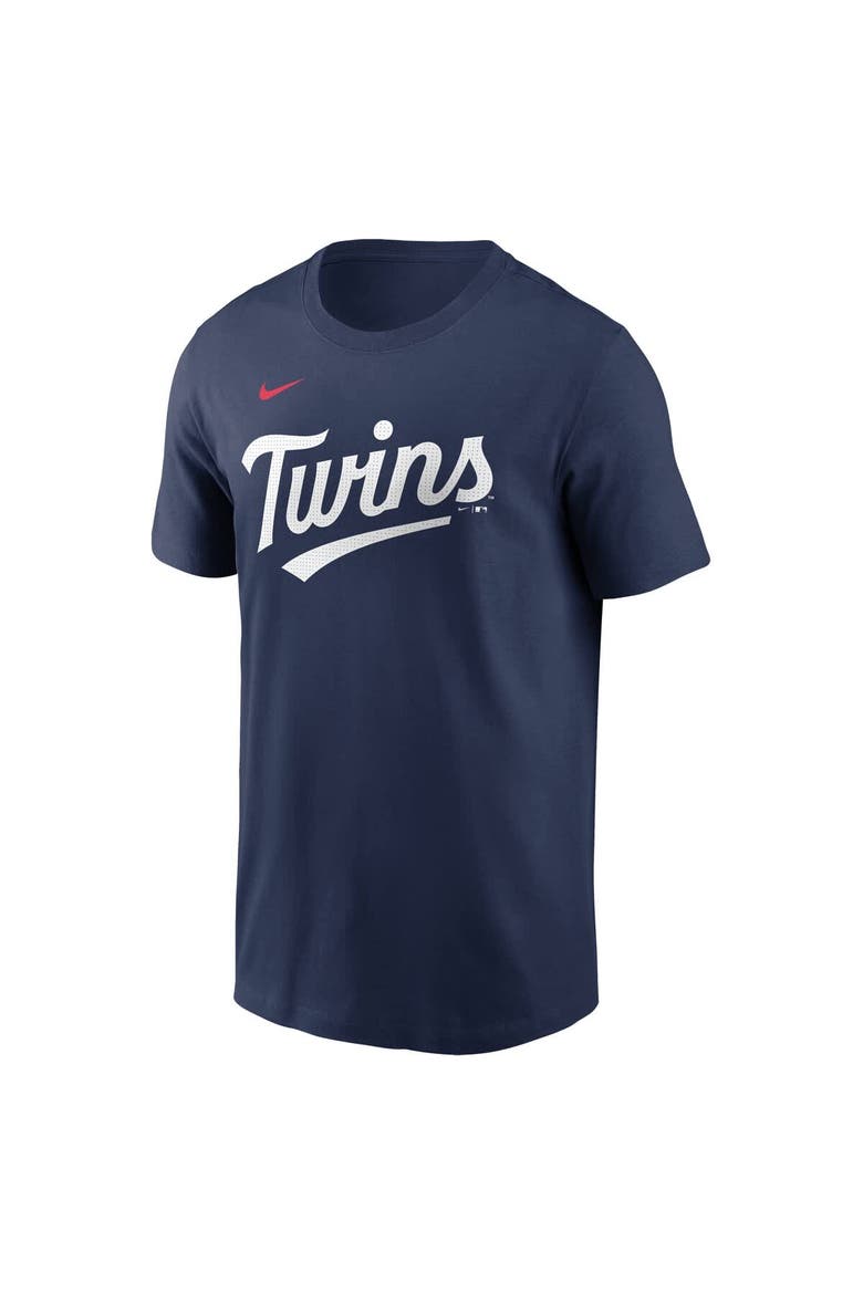 Men's Nike Christian Vazquez Navy Minnesota Twins Fuse Name & Number T-Shirt, Alternate, color, Navy