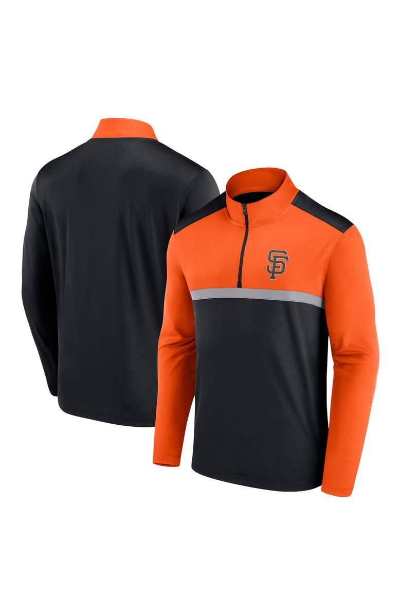 FANATICS Men's Fanatics Black San Francisco Giants Unstoppable Quarter-Zip Top, Alternate, color, Black