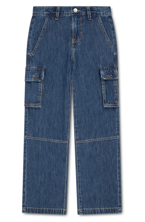 Kids' Baggy Cargo Jeans