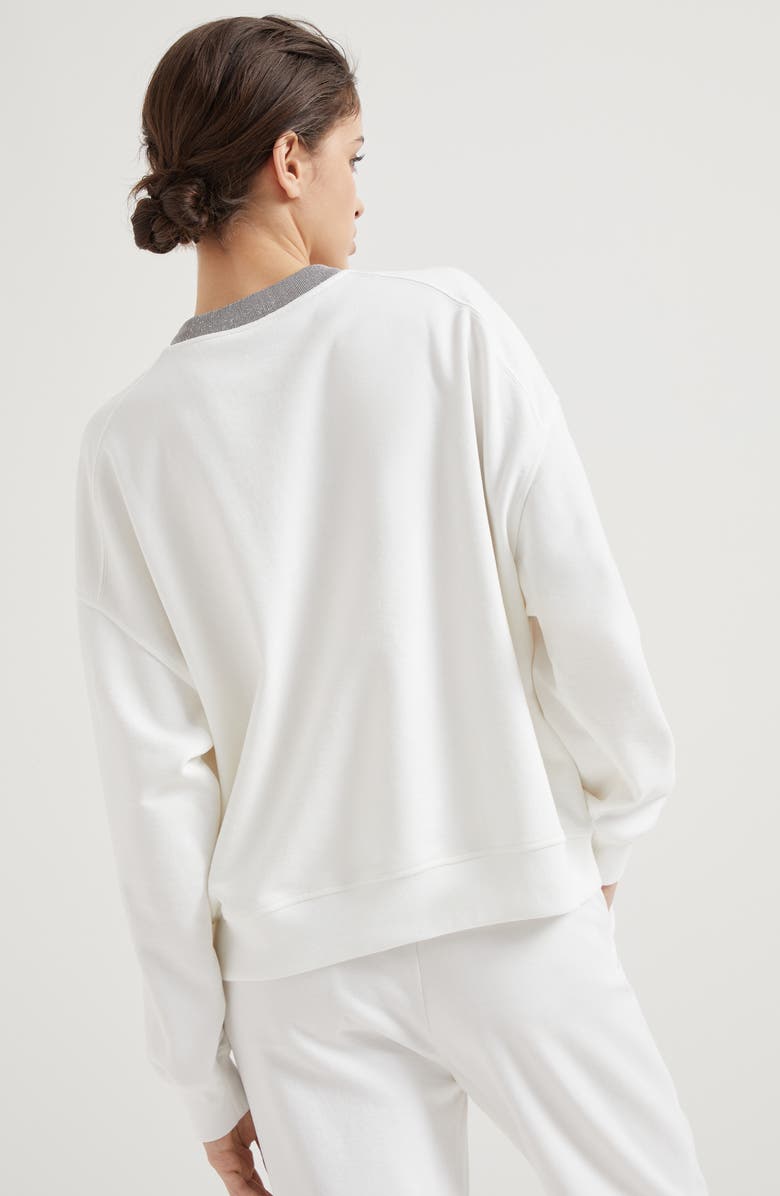 Brunello Cucinelli Cotton French terry sweatshirt, Alternate, color, 