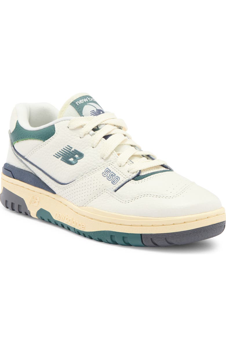 New Balance 550 Basketball Sneaker, Main, color, Sea Salt/ New Spruce