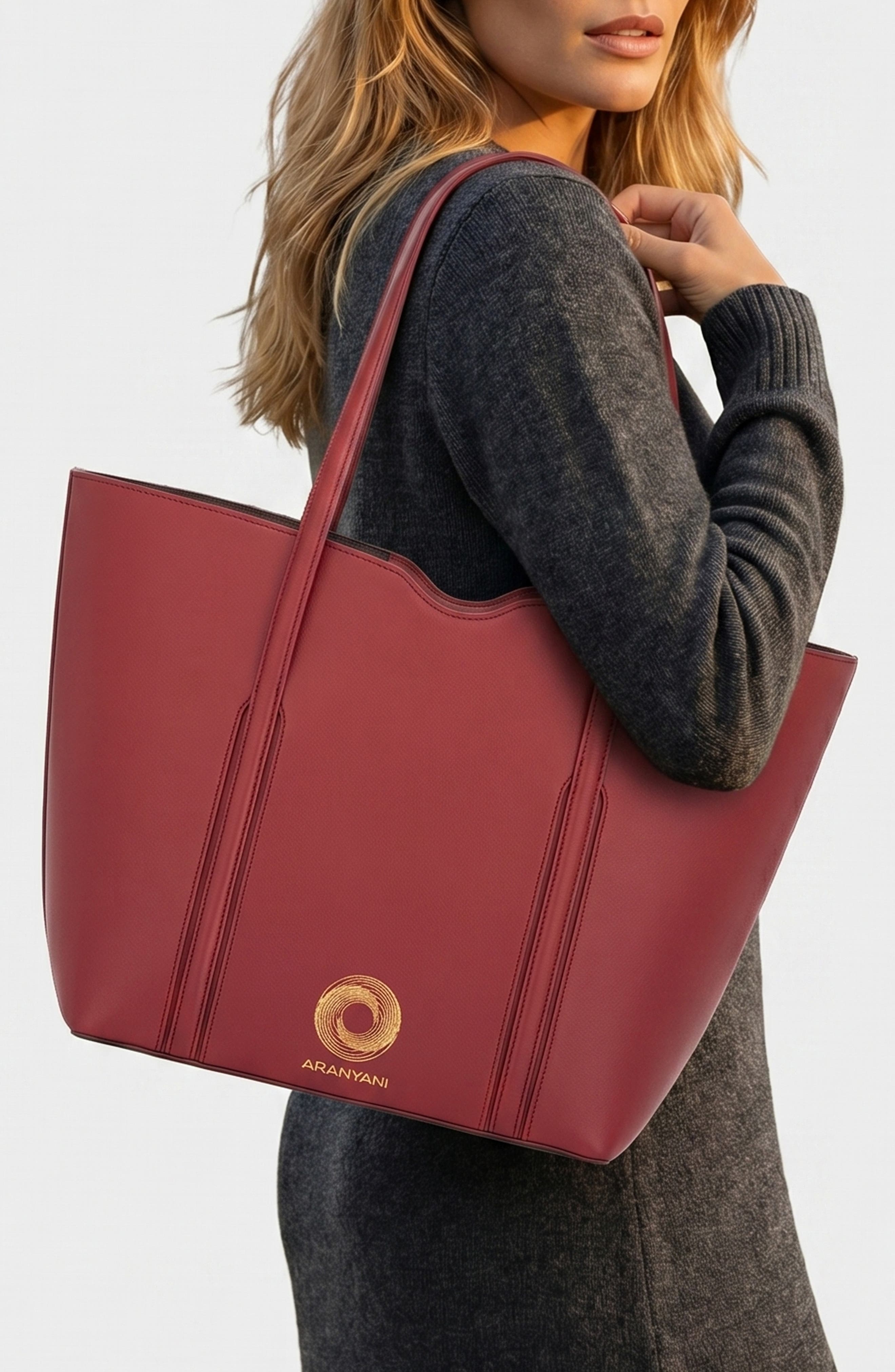 Amala Zipper Tote, Alternate, color, Lava Red