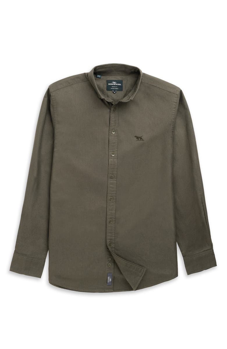 Rodd & Gunn Oxford Sports Fit Shirt, Alternate, color, Forest
