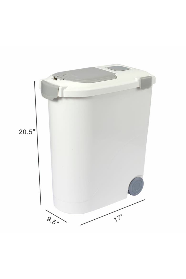 Airtight Pet Food Storage Container, Alternate, color, Multicolored