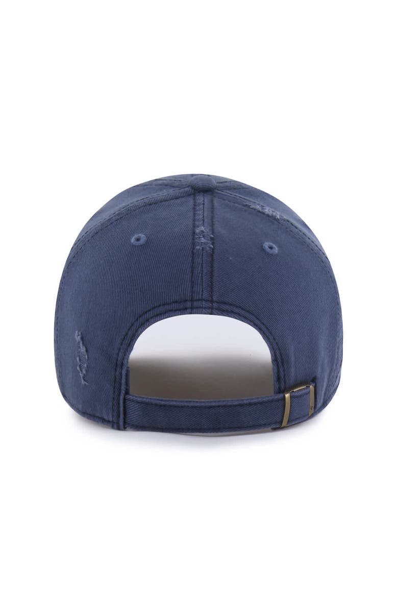 Men's '47  Navy Denver Nuggets Weathered Clean Up Adjustable Hat, Alternate, color, Navy