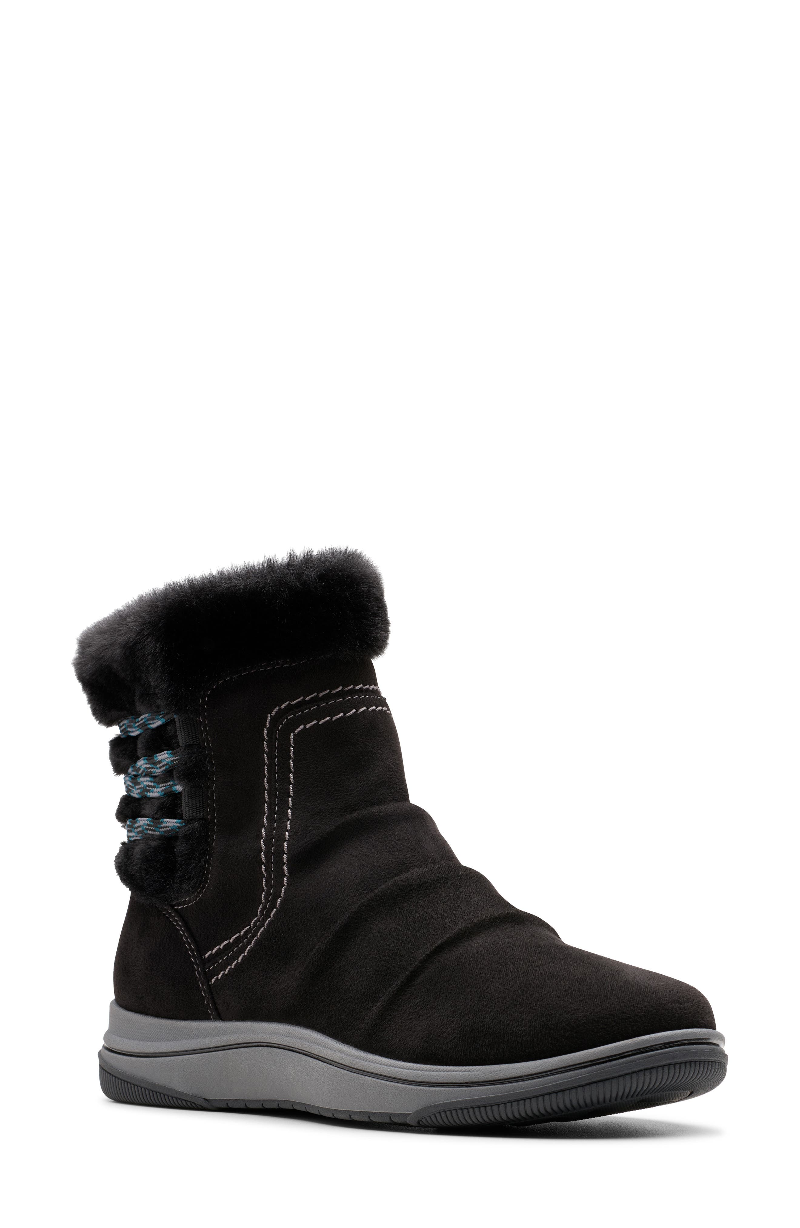Clarks® Breeze Cozy Faux Fur Lined Boot