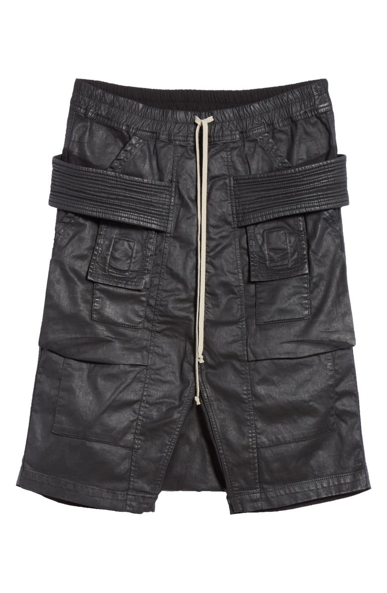 Rick Owens DRKSHDW Creatch Denim Cargo Shorts, Alternate, color,
