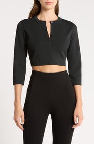 SKIMS Refined Knit Crop Cardigan