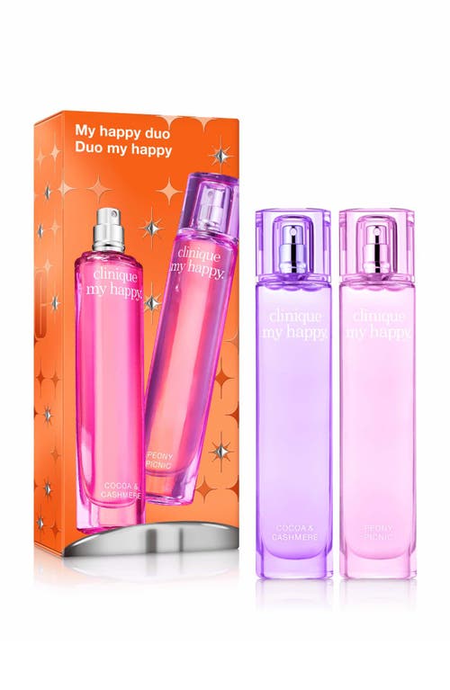 Clinique My Happy Travel Size Perfume Set $70 Value In Transparent