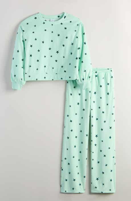 Kids' Sporty Velour Pajamas