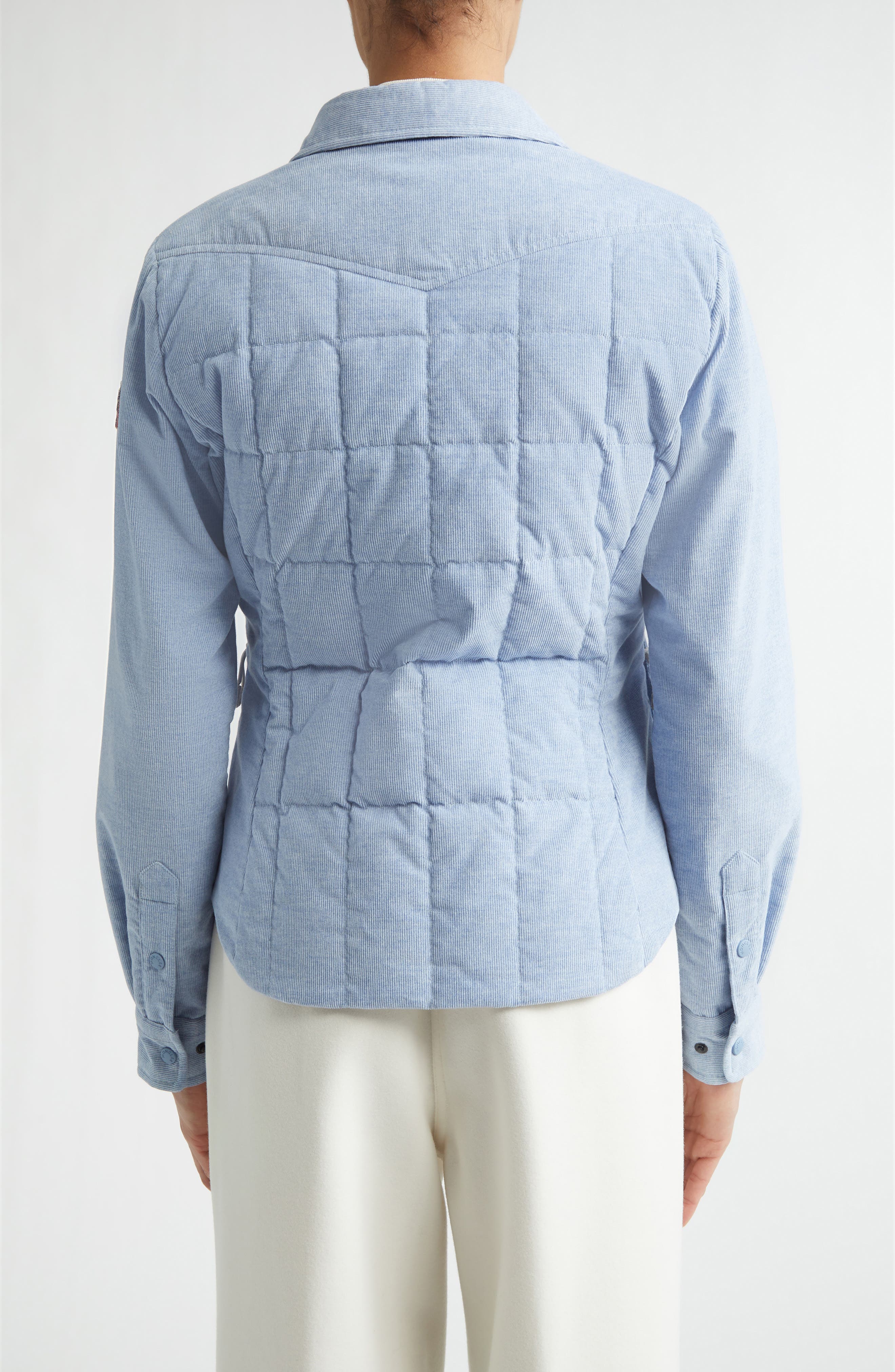 Nangy Quilted Down Shirt Jacket - image 2