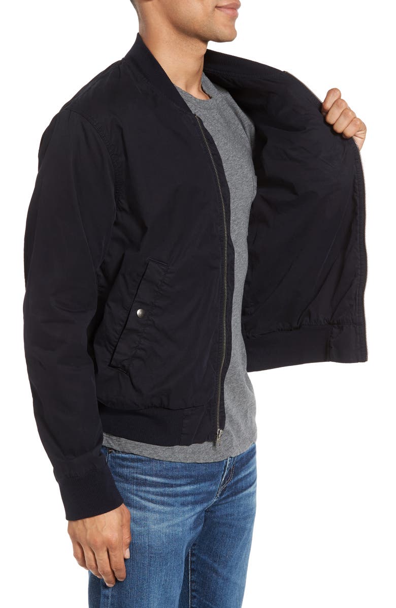 James Perse Cotton Bomber Jacket, Alternate, color, 
