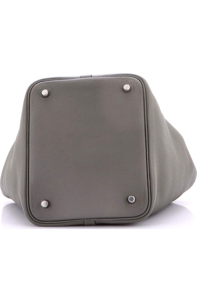 Pre-Owned Hermes Picotin Lock Bag Clemence MM, Alternate, color, Gris Meyer