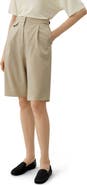 Lilysilk Women's Wool-Silk Bermuda Shorts