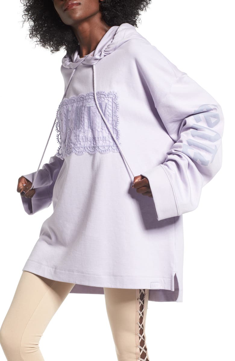 FENTY PUMA by Rihanna Lace Hoodie, Main, color, 
