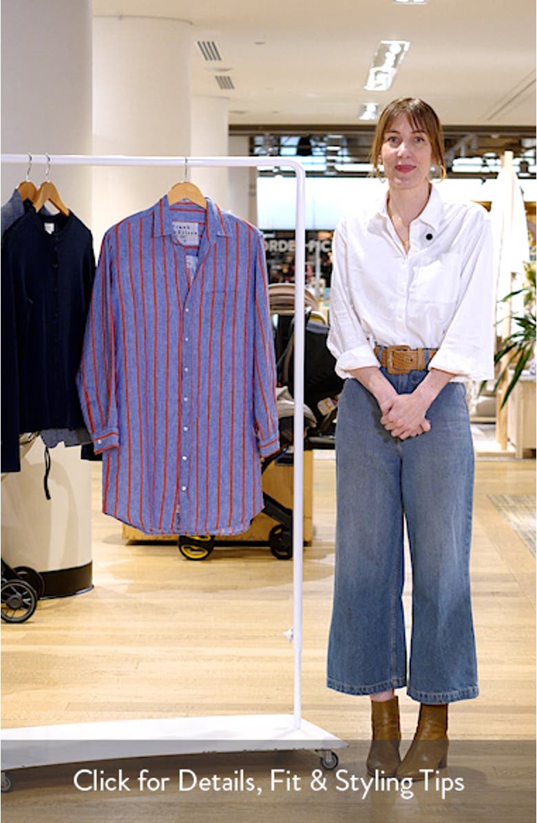 Classic Linen Shirtdress, sales video thumbnail