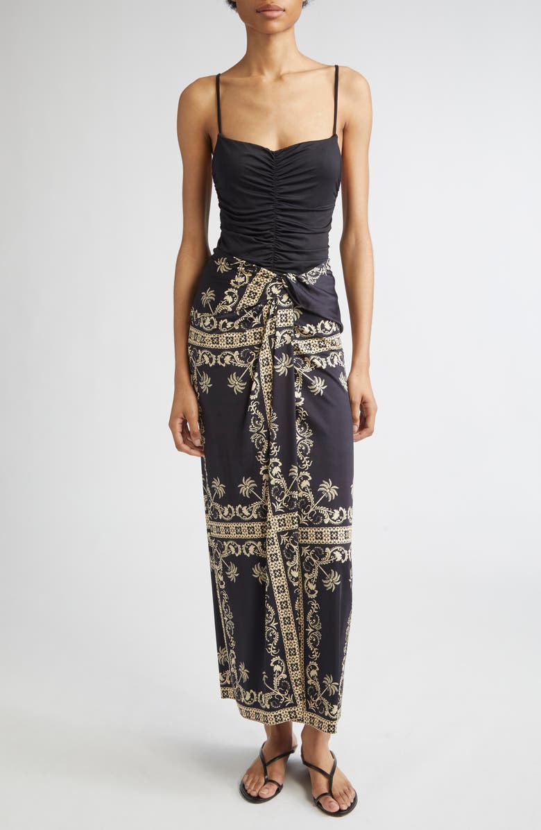 Johanna Ortiz Revival Ruched Bodysuit, Alternate, color, 