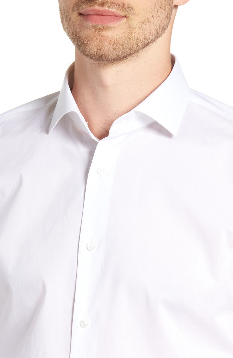 1901 Trim Fit Solid Dress Shirt, Alternate, color, 