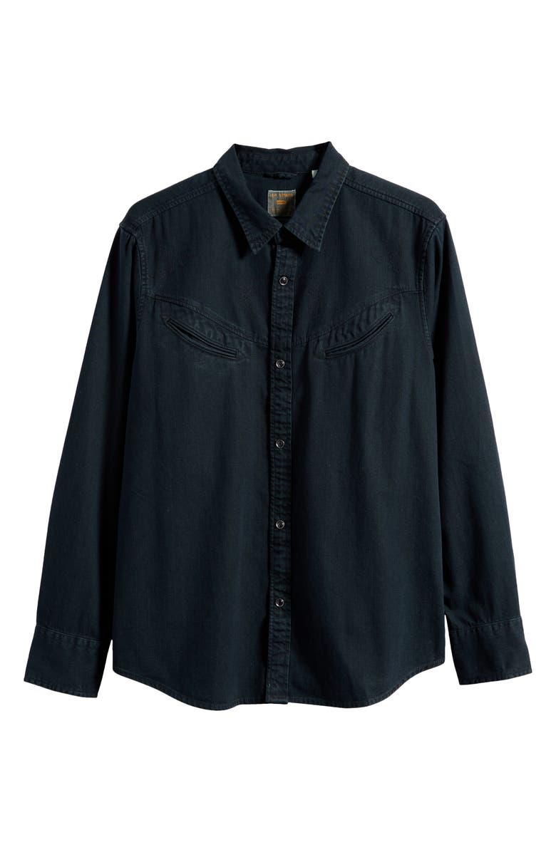 Levi's<sup>®</sup> Smiley Snap-Up Western Shirt, Alternate, color, Caridad Washed Black