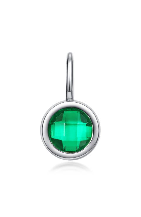 Simulated Birthstone Pendant