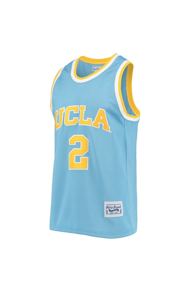 Retro Brand Men's Original Retro Brand Lonzo Ball Blue UCLA Bruins Alumni Basketball Jersey, Alternate, color,