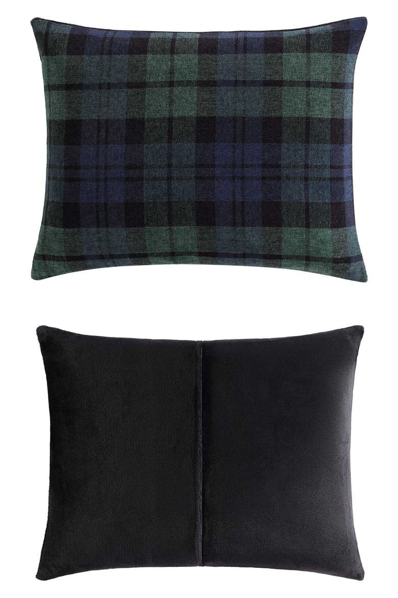 Edinburgh Tartan 2-Piece Comforter Set, Alternate, color, NAVY BLUE-BLACK
