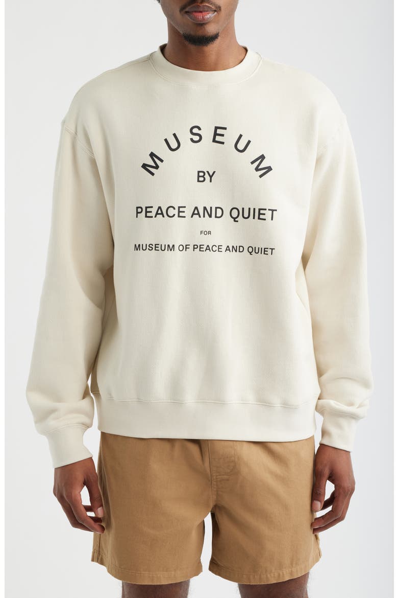 Logo Sweatshirt, Main, color, BONE