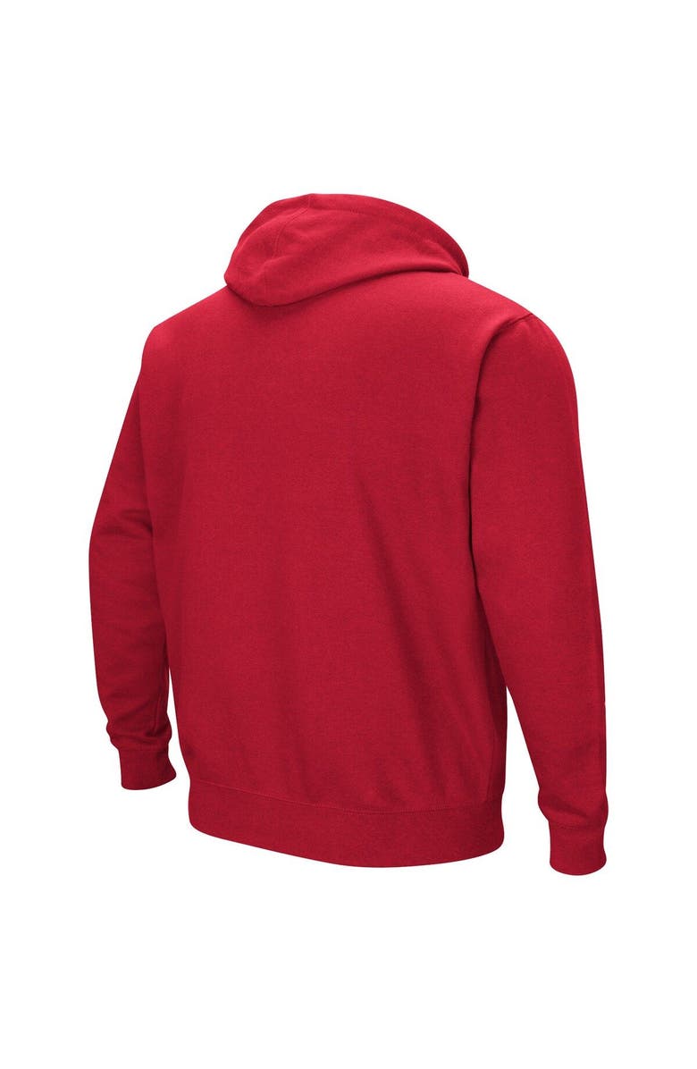 COLOSSEUM Men's Colosseum Red NC State Wolfpack Double Arch Pullover Hoodie, Alternate, color, Red
