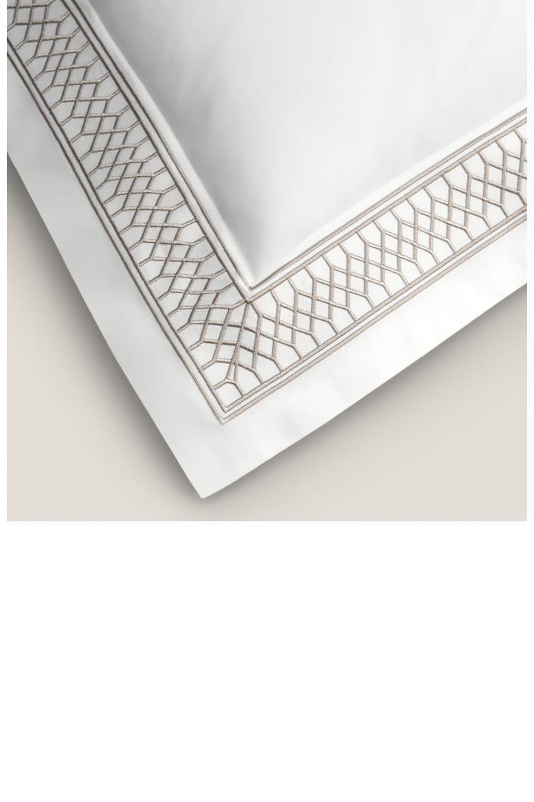 Persephone pillowcase, Alternate, color, White