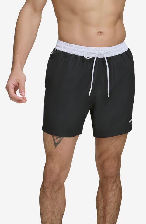Two-Tone Swim Trunks
