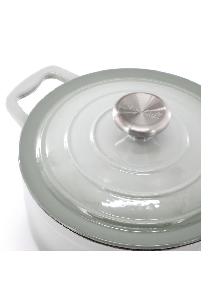 7 Piece Enameled Cast Iron Cookware Set, Alternate, color, Gray
