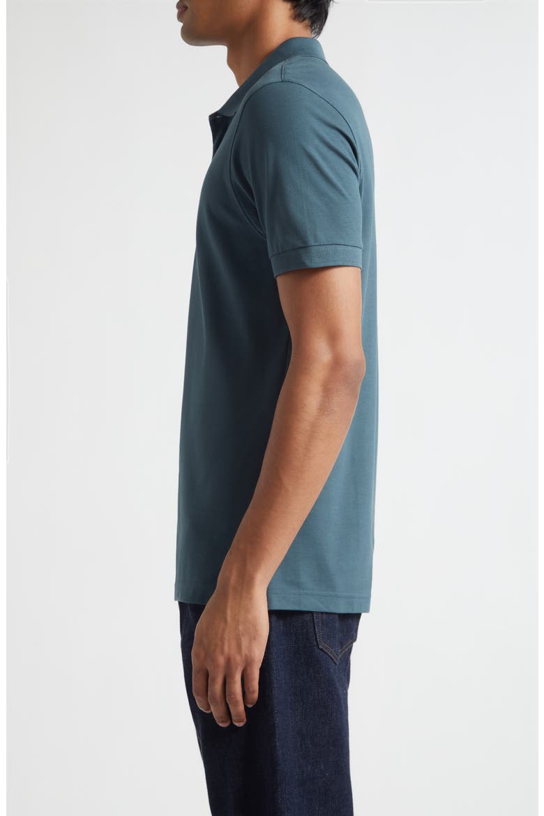 Cotton Piqué Polo, Alternate, color, DARK PETROL