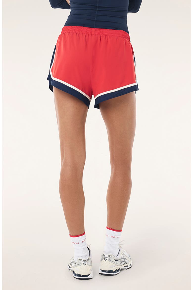 Stride Active Shorts, Alternate, color, COLLEGE RED/ DARK NAVY