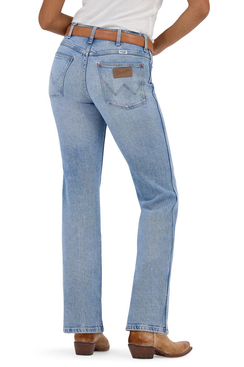 Wrancher High Waist Bootcut Jeans, Alternate, color, FROSTY SILVER