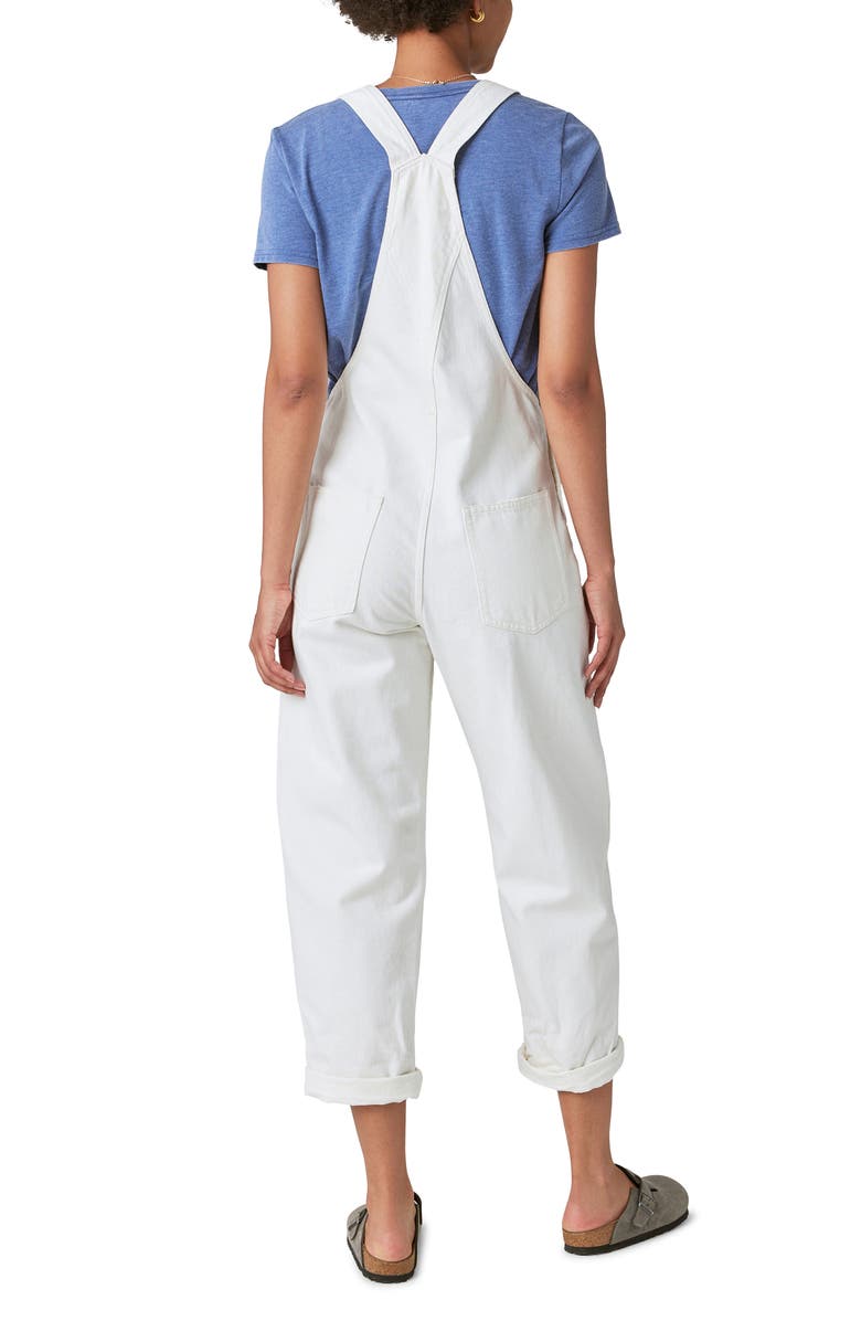 Lucky Brand Roll Hem Denim Overalls, Alternate, color,