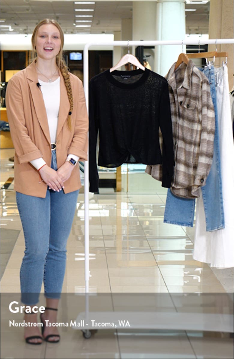 Knot Front Knit Top, sales video thumbnail