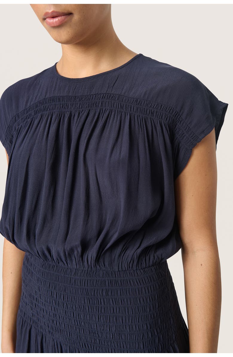 Soaked in Luxury SLLayna Short Sleeve Dress, Alternate, color, Night Sky