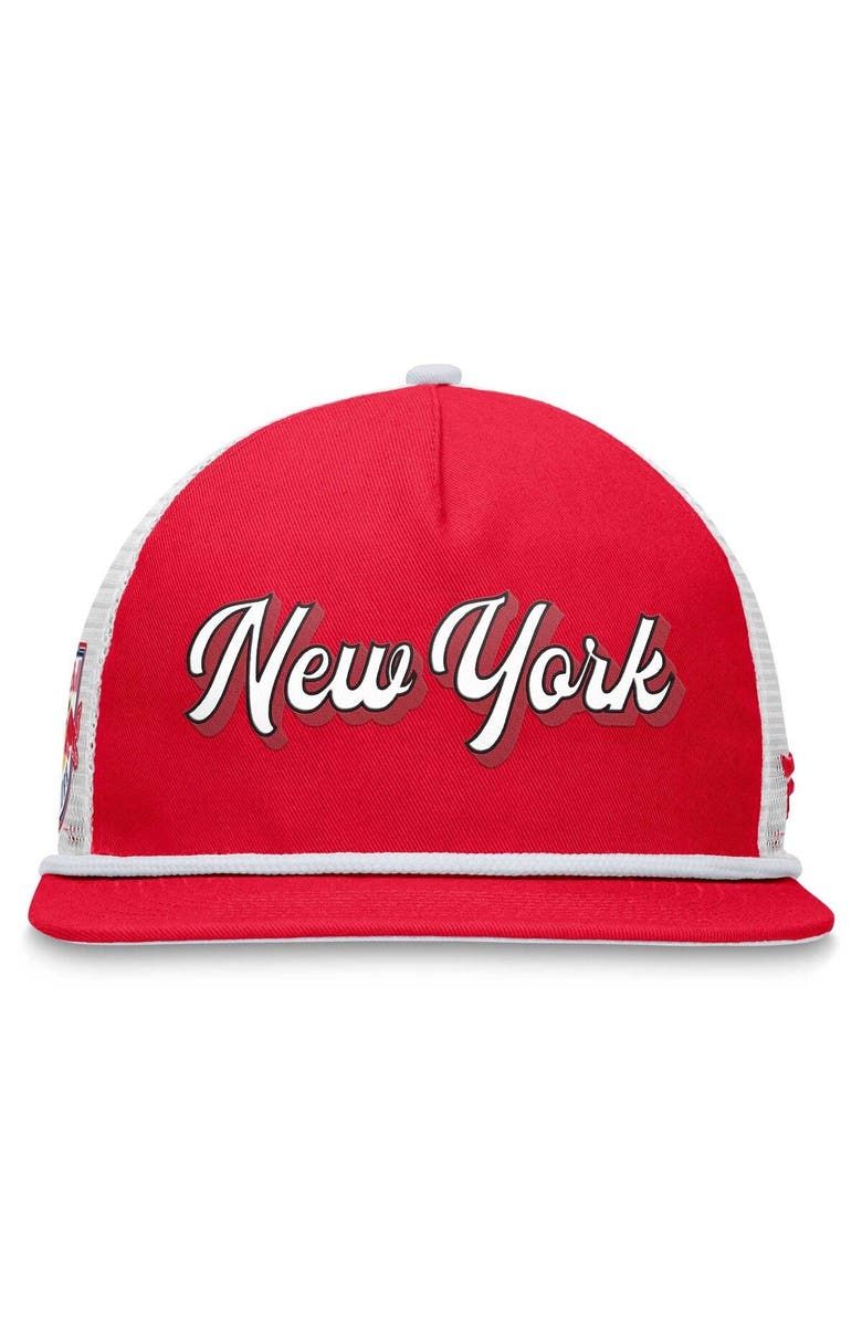 FANATICS Men's Fanatics Branded Red/White New York Red Bulls True Classic Golf Snapback Hat, Alternate, color, 