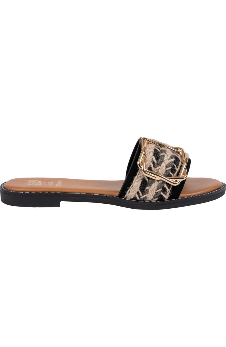 GOOD CHOICE NEW YORK Devon Slide Sandal, Alternate, color, Black