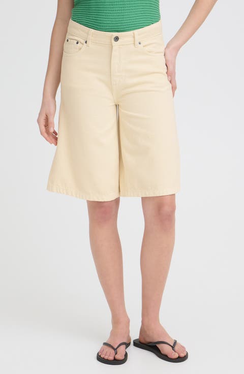 Denim Bermuda Shorts