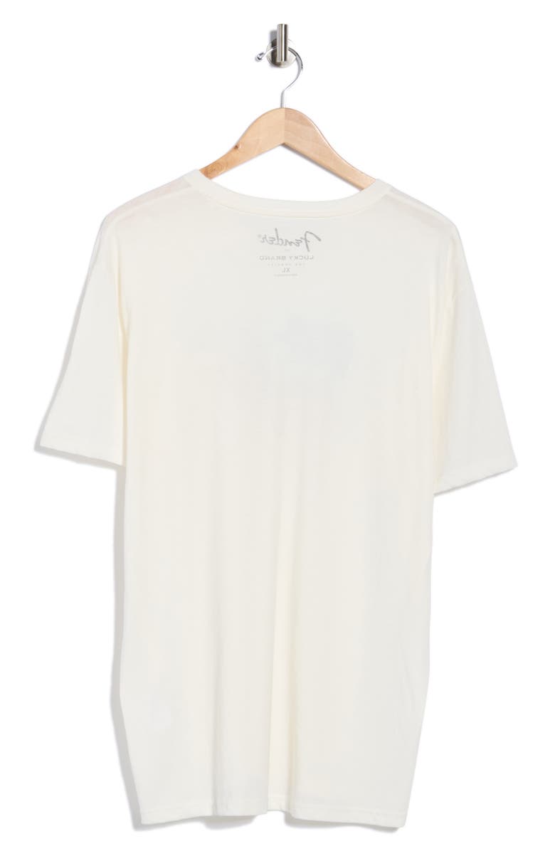 Lucky Brand Fender Photo Guitar Graphic T-Shirt, Alternate, color, Gardenia