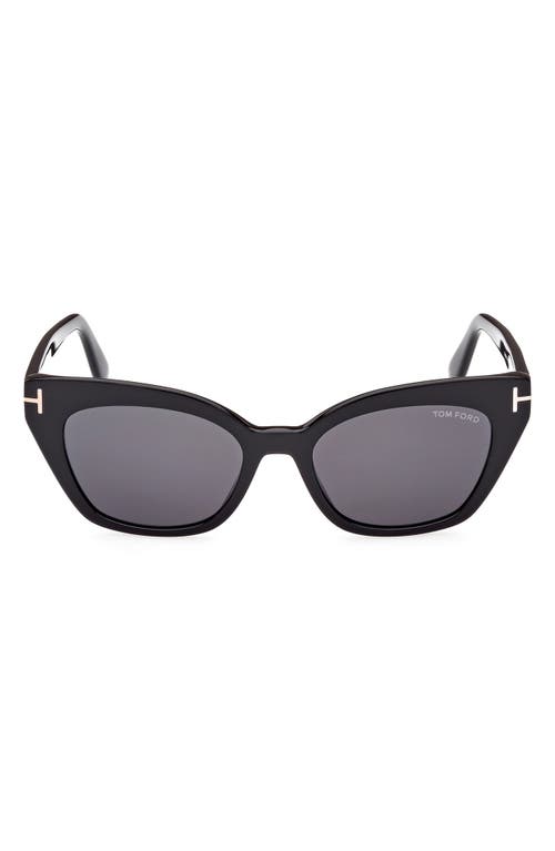 Tom Ford Juliette Acetate Cat-eye Sunglasses In Black