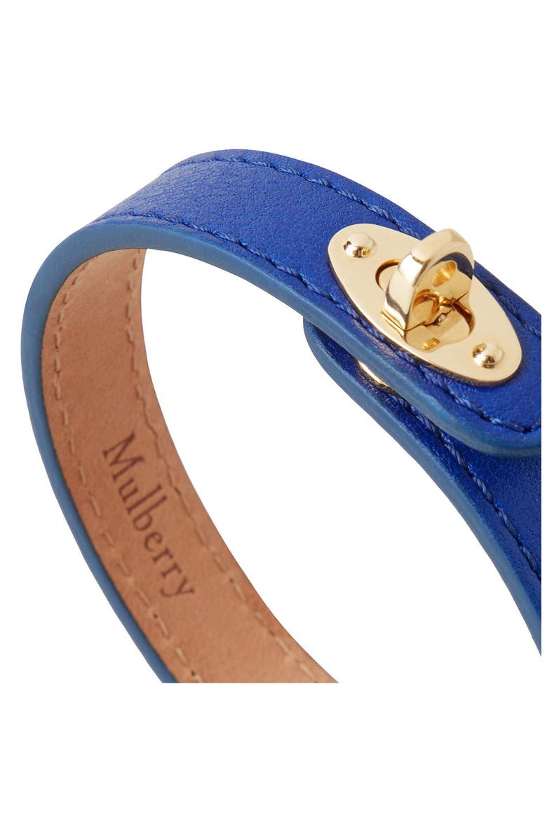 Bayswater Leather Bracelet, Alternate, color, PIGMENT BLUE