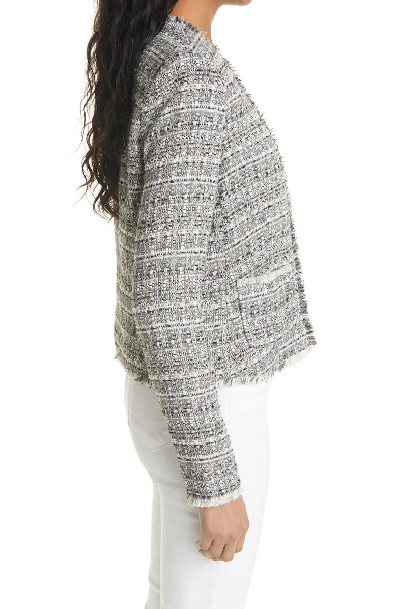L'AGENCE Adette Tweed Blazer, Alternate, color,