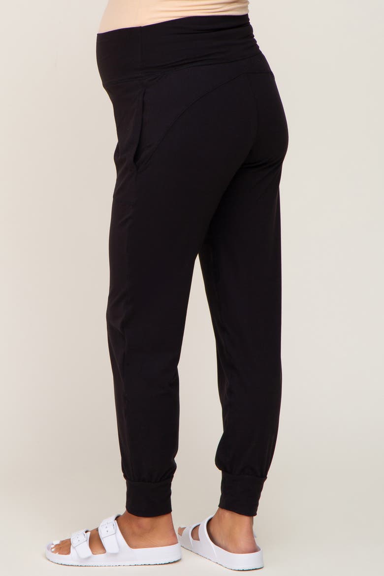 Soft Joggers, Alternate, color, Black