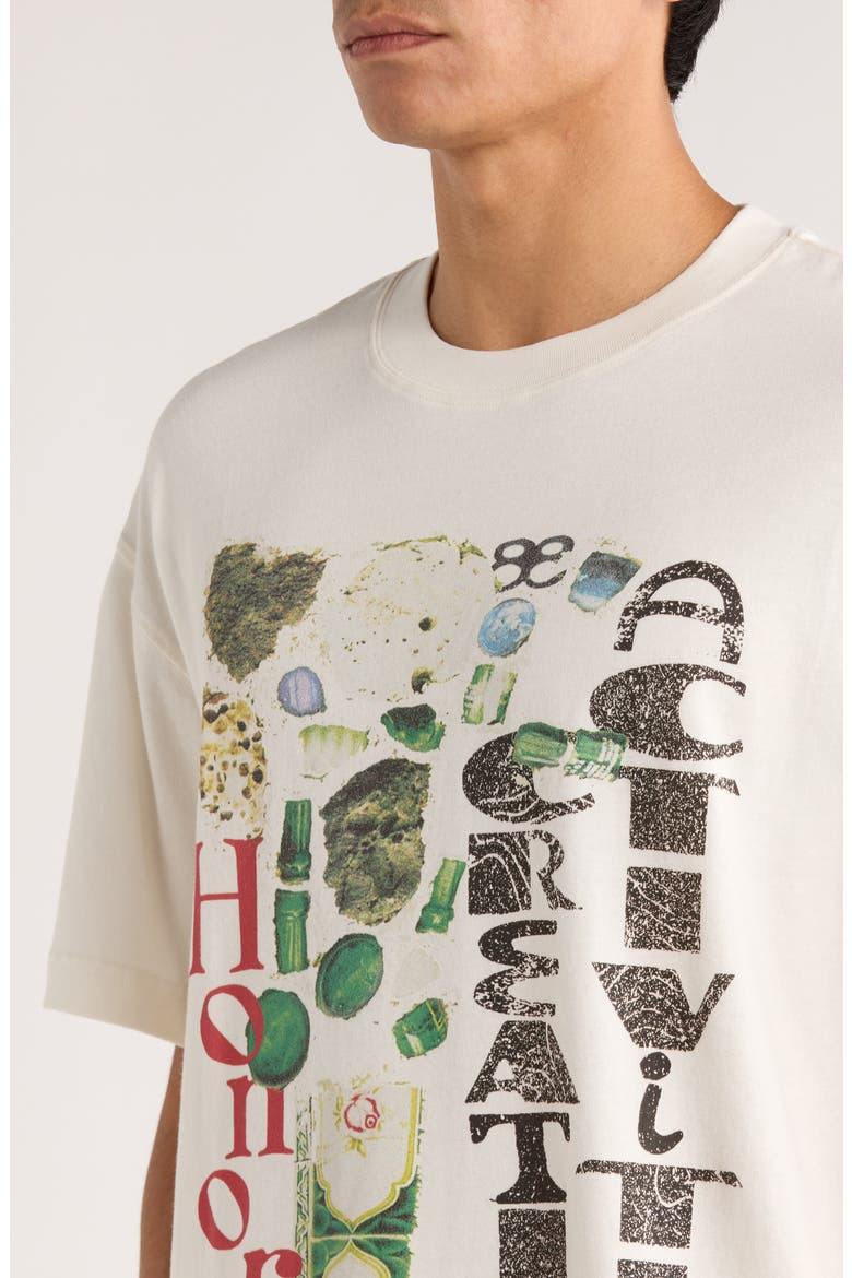 Honor Creative Graphic T-Shirt, Alternate, color, BONE