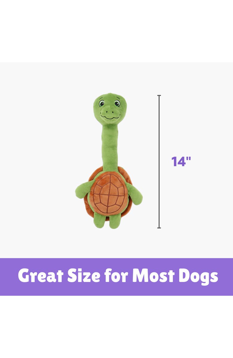 Patchwork Pet Turtle & Ostrich, 14 Inch Dog Toys, Alternate, color, Multicolored